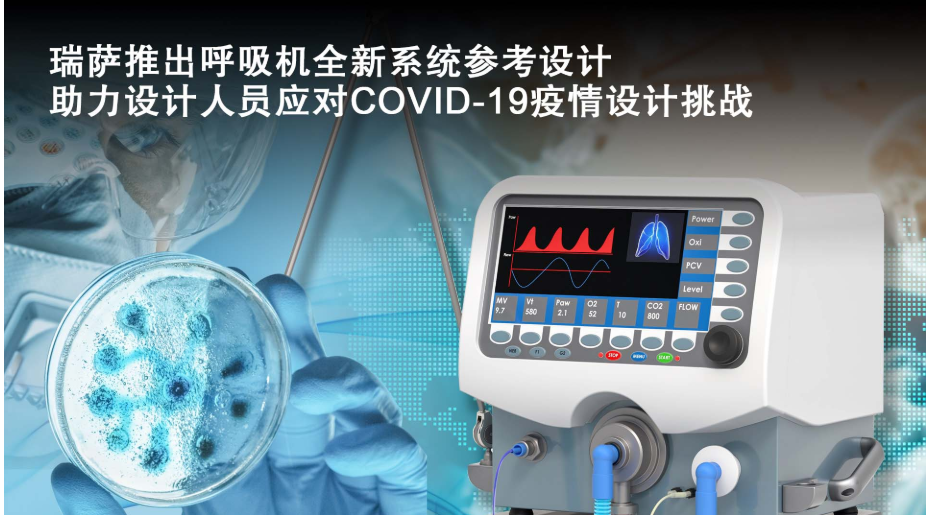 瑞萨电子推出开源呼吸机系统参考设计  抗击COVID-19疫情